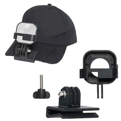 Hat Mount For Insta360 GO Ultra POV Cap Clip For Hands-Free First Person Shooting, Cap Clip