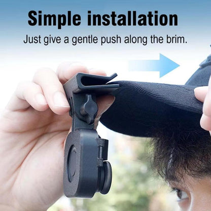 Hat Mount For Insta360 GO Ultra POV Cap Clip For Hands-Free First Person Shooting, Cap Clip