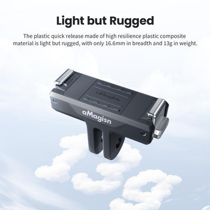 aMagisn TN10 Bidirectional Magnetic Quick Release Mount For DJI Nano / Osmo 360 / Action 5 Pro / 4 / 3, TN10 ABS