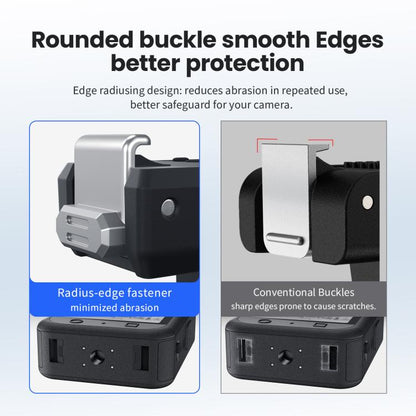 aMagisn TN10 Bidirectional Magnetic Quick Release Mount For DJI Nano / Osmo 360 / Action 5 Pro / 4 / 3, TN10 ABS