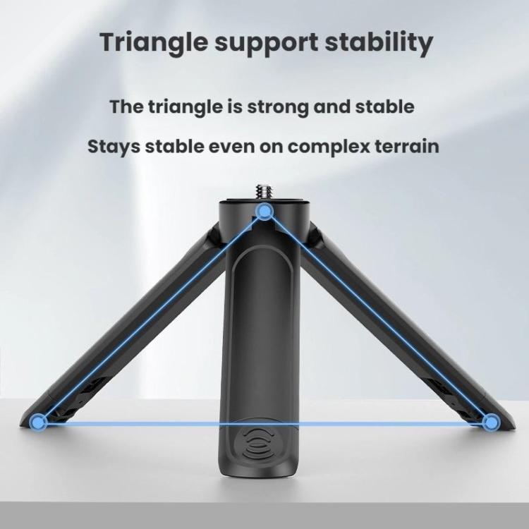 Flymile Action Camera Tripod For DJI Osmo Pocket 3 / Action 4 / Insta360 X5 / GoPro, Tripod Extension, Tripod Extension with Copper Nut Adapter
