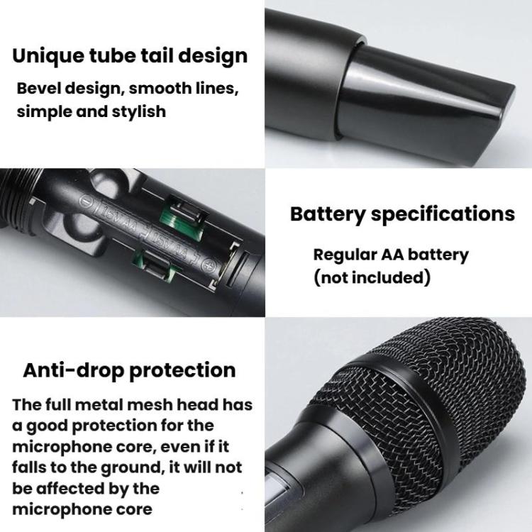 Wireless Microphone Direct Broadcast Singing Handheld Microphone, LS07+N33 1 Tow 1 Bluetooth Version, LS07+N33 1 Tow 1 Infrared Version, LS07+N33 1 Tow 2 Bluetooth Version, LS07+N33 1 Tow 2 Infrared Version