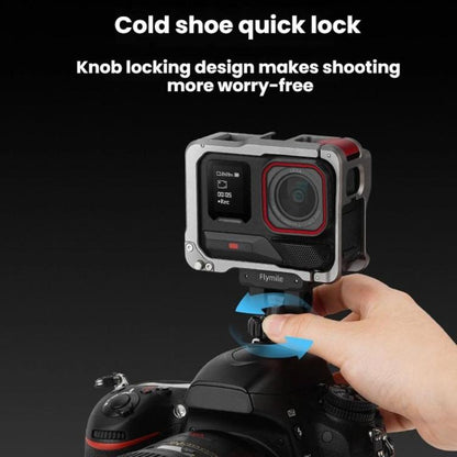 For Insta360 Flymile Quick-Release Cold Shoe Gimbal Magnetic Expansion Bracket, X5028_4
