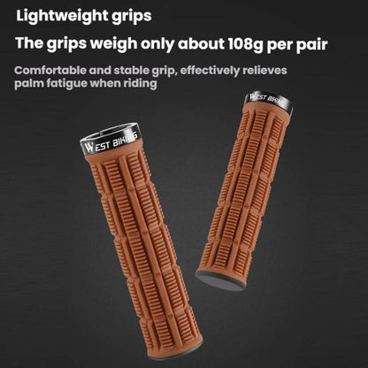 WEST BIKING Anti-Slip and Shock-Absorbing Bicycle Grips