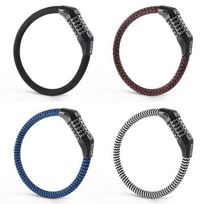 WEST BIKING Extended Portable Bicycle Steel Cable Anti-Theft Combination Lock