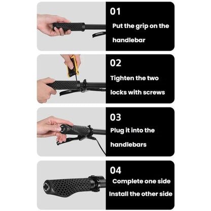 WEST BIKING Comfortable Non-slip Shock-absorbing Breathable Mountain Bike Grips