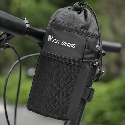 WEST BIKING Handlebar Seatpost Water Bottle Storage Bag For Cycling