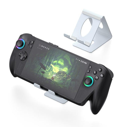 JYS Universal Metal Desktop Stand for Handheld Consoles Compatible with ROG Xbox Ally/X, Switch, Steam Deck & Lenovo Legion Go, Desktop Stand White, Desktop Stand Black