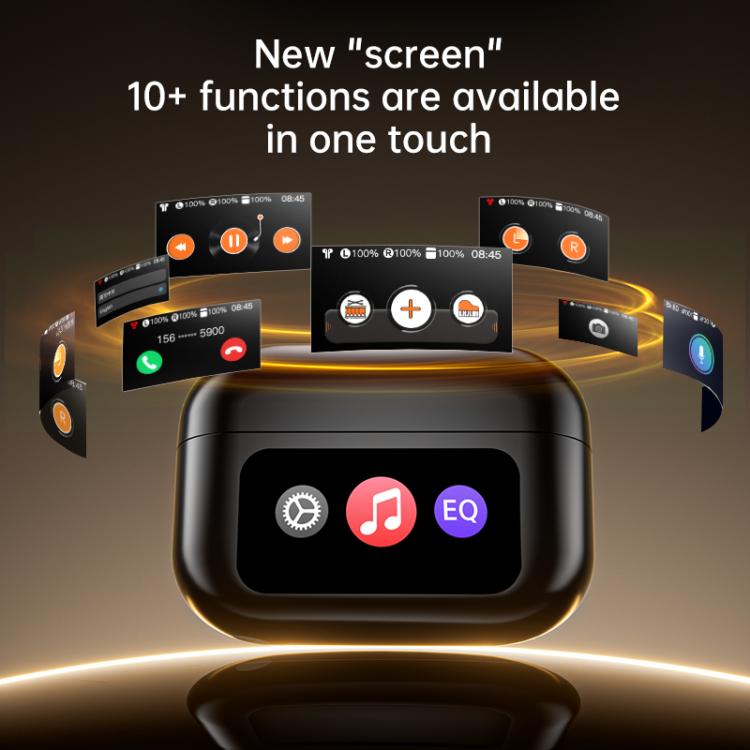 150 Languages Ai Smart Translator Bluetooth Earphones With Color Screen Charging Compartment