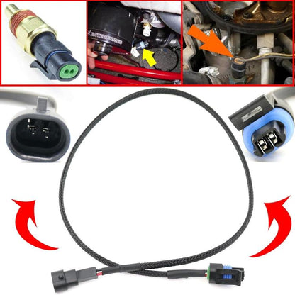 24 Inch Coolant Temperature Sensor Extension Harness Compatible with TPI, TBI, LT1, LS1, LS2, LSX Engines