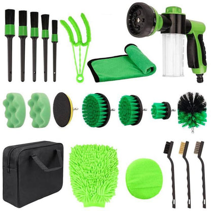 Car Cleaning Brush Air Vent Brush Drill Brush Set Car Washing Tools S, 21pcs, 26pcs, 25pcs, 23pcs