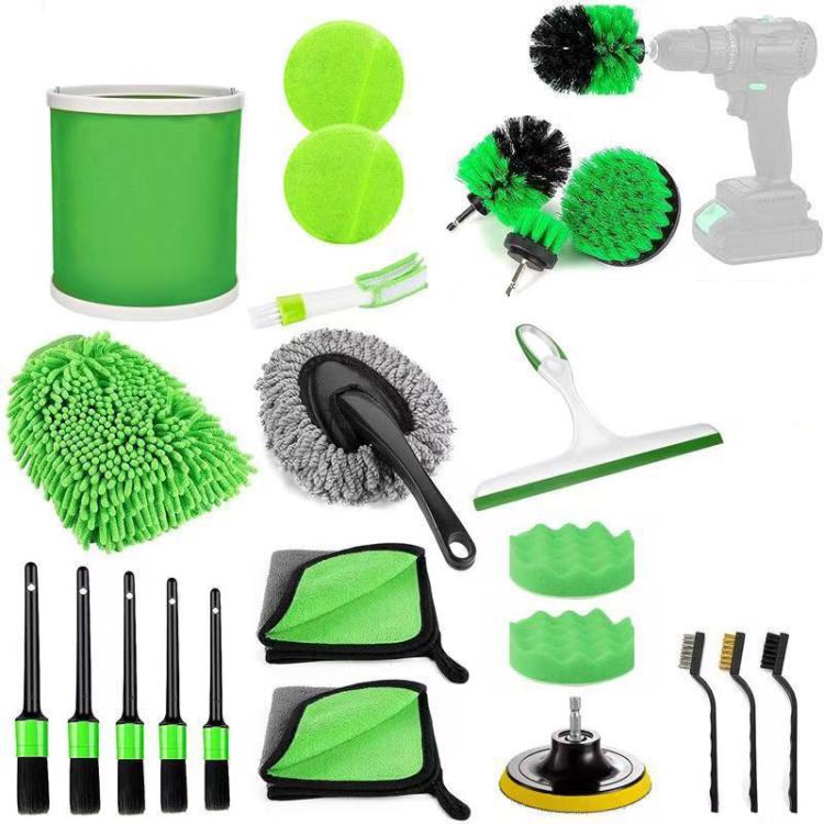 Car Cleaning Brush Air Vent Brush Drill Brush Set Car Washing Tools S, 21pcs, 26pcs, 25pcs, 23pcs