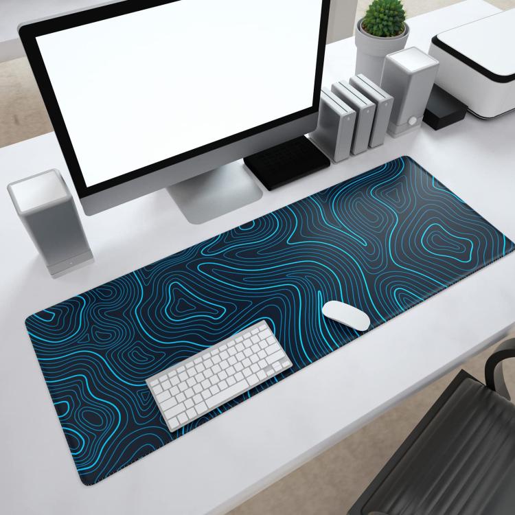 Abstract Line Texture Mouse Pad Non-Slip Desk Mat For Office, Gaming, 300x600x2mm, 300x700x2mm, 300x800x2mm, 400x900x2mm