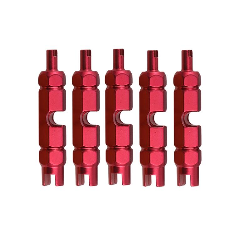 5pcs Multi-purpose Bicycle Valve Core Removal Wrench, 5pcs Gold, 5pcs Red, 5pcs Black, 5pcs Purple
