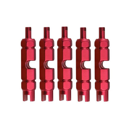 5pcs Multi-purpose Bicycle Valve Core Removal Wrench, 5pcs Gold, 5pcs Red, 5pcs Black, 5pcs Purple