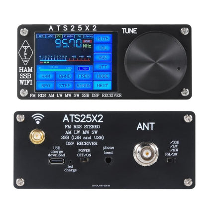 FM RDS APP Network WIFI Full Band Radio With Spectrum Scanning DSP Receiver, ATS25X2