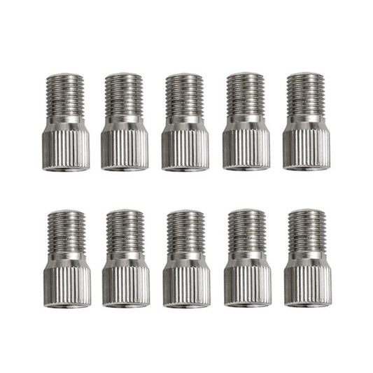 10pcs Automobile America Valve Core Inflation Extension Cap, 19mm, 39mm, Plastic 39mm, Double Safety 24mm