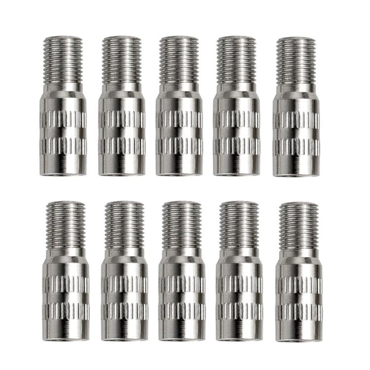 10pcs Automobile America Valve Core Inflation Extension Cap, 19mm, 27mm, 39mm, Plastic 39mm, Double Safety 24mm