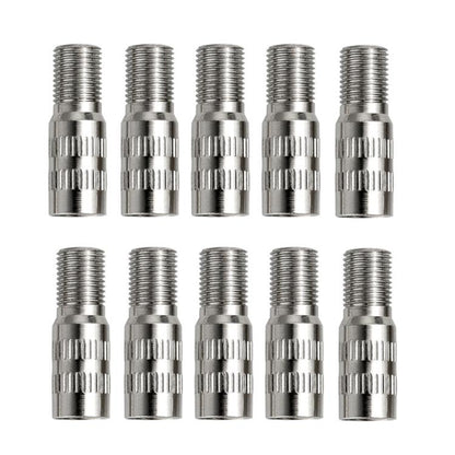 10pcs Automobile America Valve Core Inflation Extension Cap, 19mm, 27mm, 39mm, Plastic 39mm, Double Safety 24mm