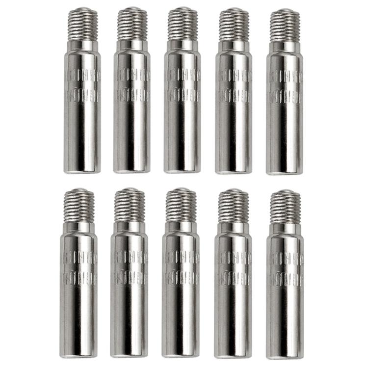 10pcs Automobile America Valve Core Inflation Extension Cap, 19mm, 39mm, Plastic 39mm, Double Safety 24mm