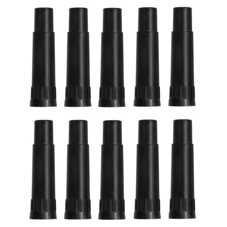 10pcs Automobile America Valve Core Inflation Extension Cap, 19mm, 27mm, 39mm, Plastic 39mm, Double Safety 24mm