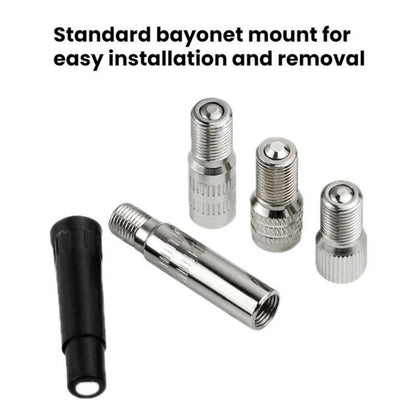 10pcs Automobile America Valve Core Inflation Extension Cap, 19mm, 27mm, 39mm, Plastic 39mm, Double Safety 24mm