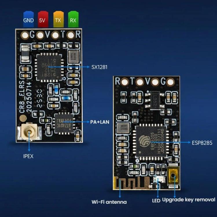Receiver FPV Long Range Racing Drone Receiver, STARTRC CR8 ELRS 2.4G Nano