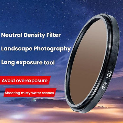 Micro SLR Camera Light Reduction Filter Medium Gray Density Lens, JSR ND2 37mm, JSR ND4 37mm, JSR ND8 37mm, JSR ND16 37mm, JSR ND32 37mm, JSR ND2 40.5mm, JSR ND4 40.5mm, JSR ND8 40.5mm, JSR ND16 40.5mm, JSR ND32 40.5mm, JSR ND2 43mm, JSR ND4 43mm...