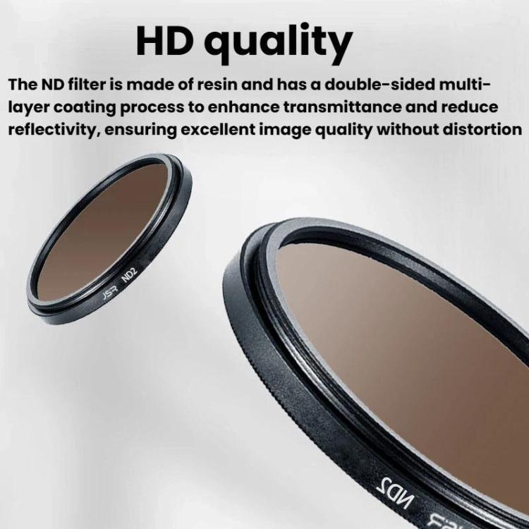 Micro SLR Camera Light Reduction Filter Medium Gray Density Lens, JSR ND2 37mm, JSR ND4 37mm, JSR ND8 37mm, JSR ND16 37mm, JSR ND32 37mm, JSR ND2 40.5mm, JSR ND4 40.5mm, JSR ND8 40.5mm, JSR ND16 40.5mm, JSR ND32 40.5mm, JSR ND2 43mm, JSR ND4 43mm...