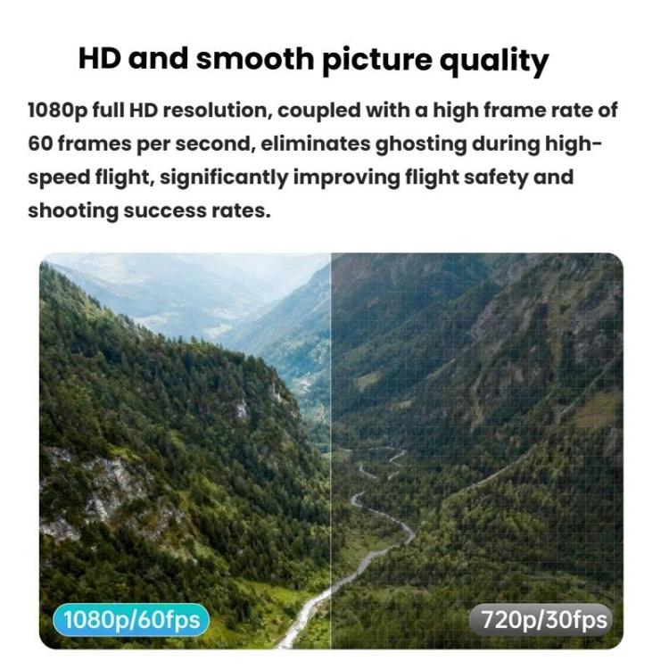 STARTRC VT5 FPV HD Digital Image Transmission Dual-Antenna Sky-End Drone 1080P Camera Video Transmission Receiver Kit, Air System+Ground System