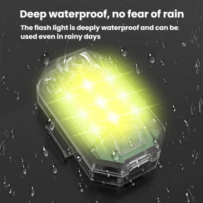 M3 Motorcycle Bicycle Drone Strobe Light Waterproof Wireless Remote Control Anti-Tailgating Light, 4 Lights + Remote Control, 2 Lights + Remote Control, 1 Light + Remote Control