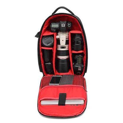 Outdoor Waterproof Large Capacity DSLR Camera Bag Multi-Functional Laptop Backpack