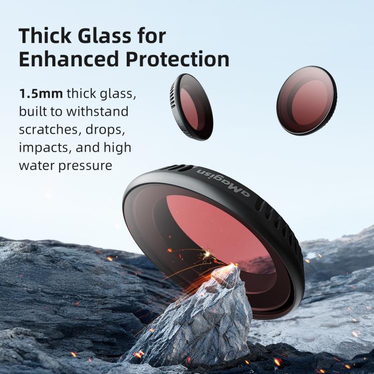 For Insta360 GO Ultra aMagisn Quick-Release Lens Filters Camera Accessories, UV, CPL, ND8+ND16+ND32+ND64, ND8+ND16+ND32+CPL