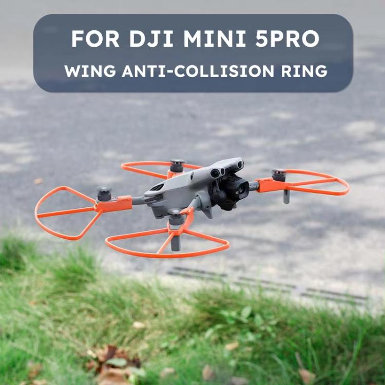 For DJI Mini 5 Pro Propeller Guards Anti-Collision Protective Bumper Ring, Orange, Gray, Black, Orange Height Guard, Black Height Guard, Gray Height Guard