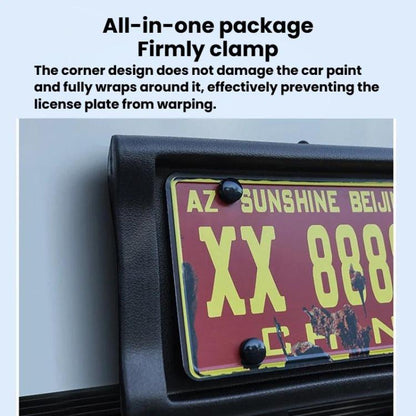 Car License Plate Frame Plate Holder Anti-Collision License Plate Frame, US