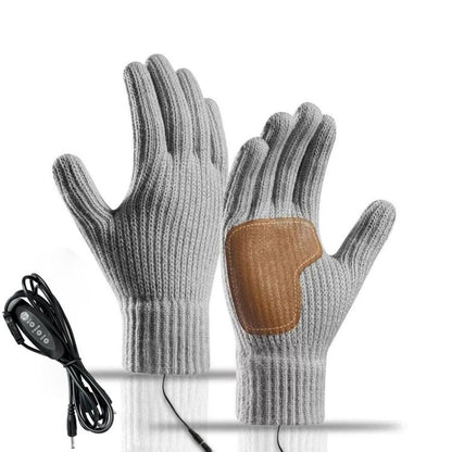 Full-Finger Heated Gloves Touchscreen-Compatible, Non-Slip Thermal Gloves for Men Women, Constant Temperature Edition Black, Constant Temperature Edition Gray, 3-Level Adjustable Temperature Black, 3-Level Adjustable Temperature Gray