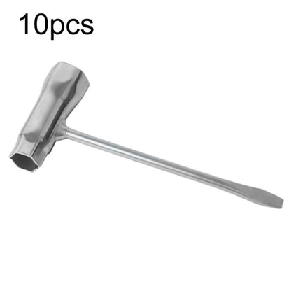 10pcs Spark Plug Socket Wrench Auto Repair Accessories Tools, Slotted For Chainsaw, Cross For Lawn Mower