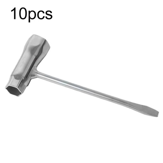 10pcs Spark Plug Socket Wrench Auto Repair Accessories Tools, Slotted For Chainsaw, Cross For Lawn Mower