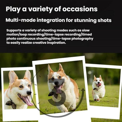 DC309X 6x Optical Zoom Digital Camera With 64MP & 5K Video 2.8-Inch Touch Screen, Front/Rear Dual Lens, EU Plug White, EU Plug Black, US Plug White, US Plug Black, UK Plug White, UK Plug Black