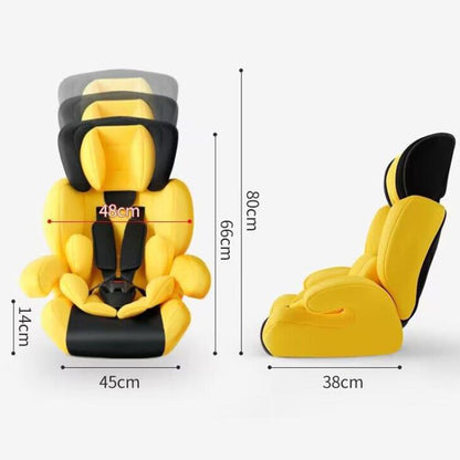 Convertible Car Seat 9Months-12Years With Double ISOFIX, 5-Point Harness & 130-Degree Recline For Toddler Safety