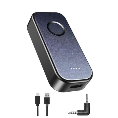 5.4 Bluetooth Receiver / Transmitter 2 In 1 AUX Car Bluetooth With Battery Level Display, Straight, Elbow