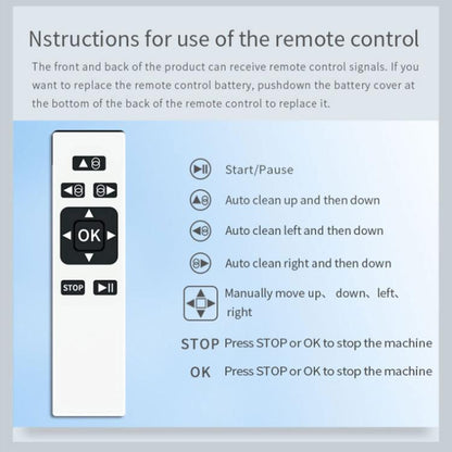Smart Window Cleaning Robot With Dual Disk Suction Smart Path Planning With Remote Control, EU Plug, US Plug, UK Plug, AU Plug