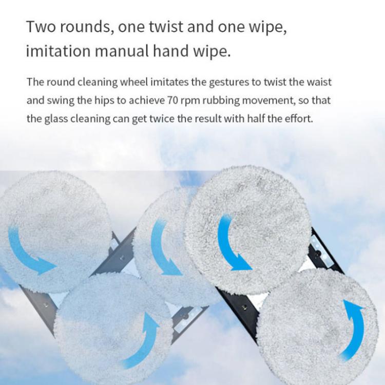 Smart Window Cleaning Robot With Dual Disk Suction Smart Path Planning With Remote Control, EU Plug, US Plug, UK Plug, AU Plug
