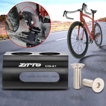 ZTTO Road Bike Front Derailleur Bracket Front Derailleur Hanger Mounting Clip, CG21 Black, CG21 Red, CG22 Black, CG22 Red