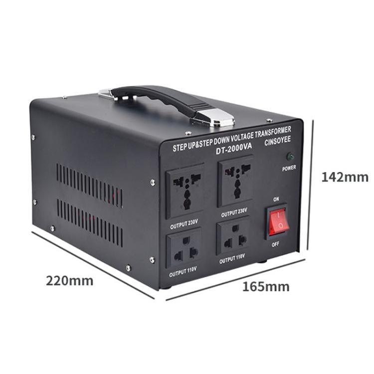 Toroidal Power Transformer Portable Household Power Converter US Plug, DT-500VA, DT-800VA, DT-1000VA, DT-2000VA, DT-3000VA, DT-5000VA