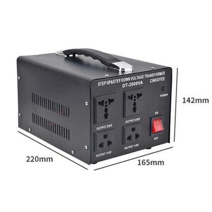 Toroidal Power Transformer Portable Household Power Converter US Plug, DT-500VA, DT-800VA, DT-1000VA, DT-2000VA, DT-3000VA, DT-5000VA