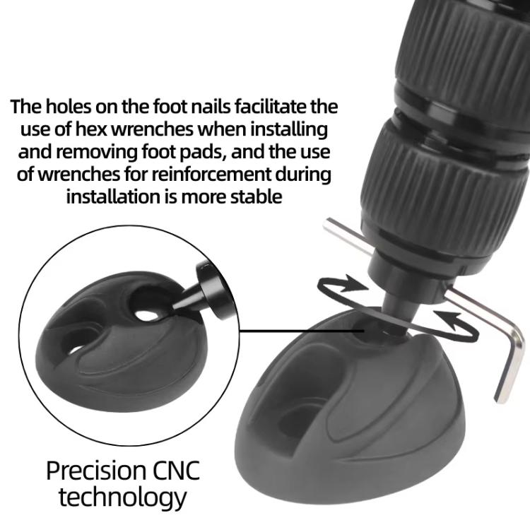 Tripod Non-slip Foot Pad SLR Camera Universal 3/8 inch Screw Monopod Base, GSF60, BEXIN GSF60 3pcs