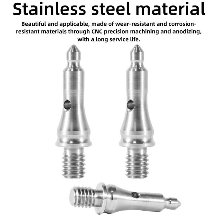 3/8 inch Tripod Monopod Dual Purpose Foot Pad Spike Rubber Anti-slip Stainless Steel Spike, FT-14