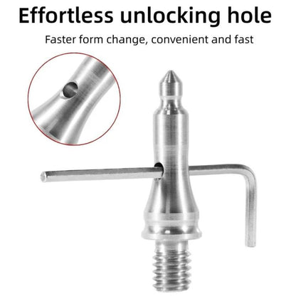 3/8 inch Tripod Monopod Dual Purpose Foot Pad Spike Rubber Anti-slip Stainless Steel Spike, FT-14