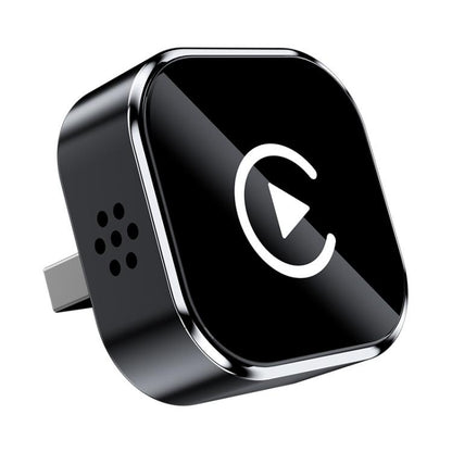 Q1A 2 In 1 Wireless Carplay/AndroidAuto Box Smart Portable In-Car Connectivity Box, Black Color Label, Black White Lable, Silver White Lable, Black Chromatic Car Badge, Silver Chromatic Car Badge, Gold Label Dual-Pocket Translator, Silver Color Lable